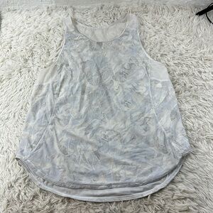 Lululemon Sculpt Tank II Jasmine White Multi / White